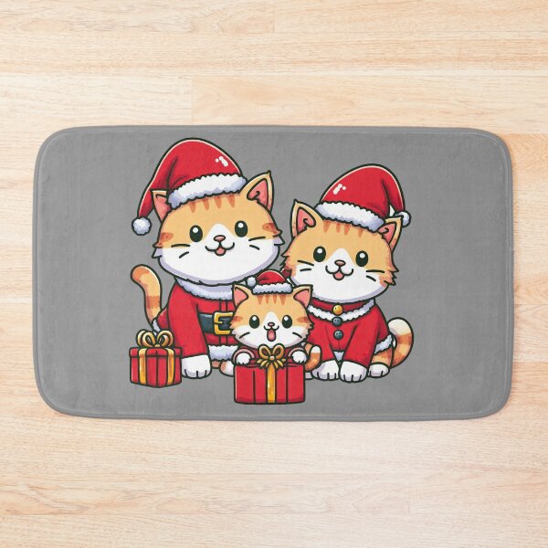 Item preview, santa cats family designed and sold by luckymando.