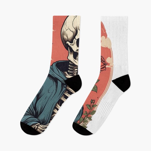 Item preview, Skeleton holding a red rose. designed and sold by wplamkung.