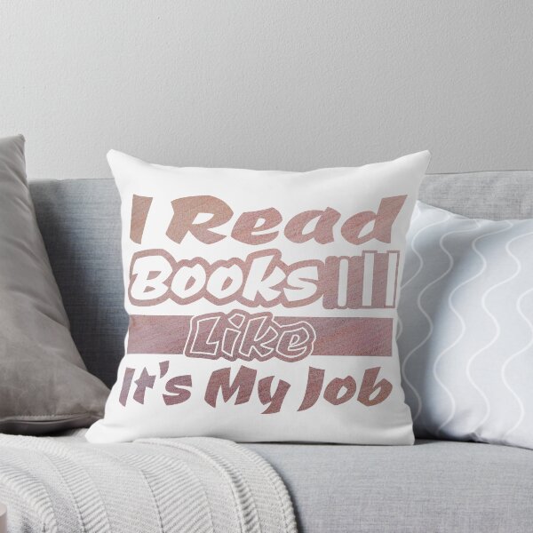 Item preview, I Read Books Like It's My Job Book Lovers  designed and sold by aminasam.