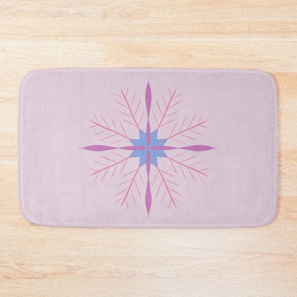 Item preview, Minimalist snowflake in pink motif designed and sold by martaaileen.