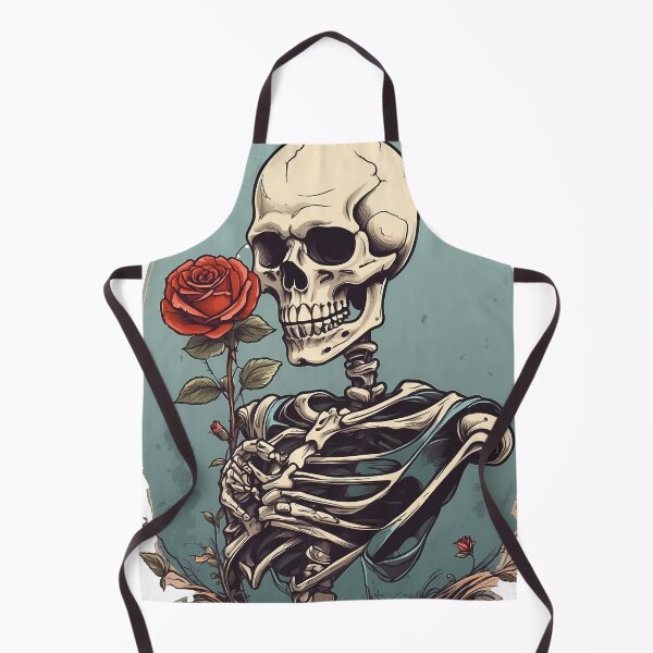 Item preview, Skeleton holding a red rose. designed and sold by wplamkung.