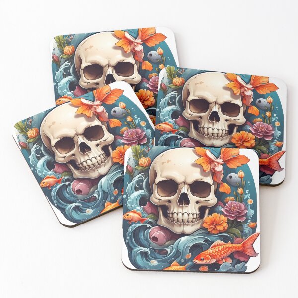 Item preview, skull and fish designed and sold by wplamkung.