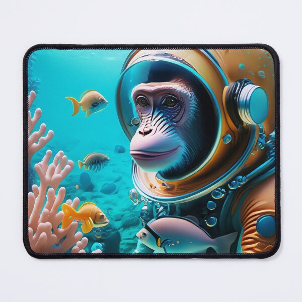 Item preview, Space Monkey Astronaut | Scuba Diver | Universe Explorer designed and sold by monkeybusiness.pt.