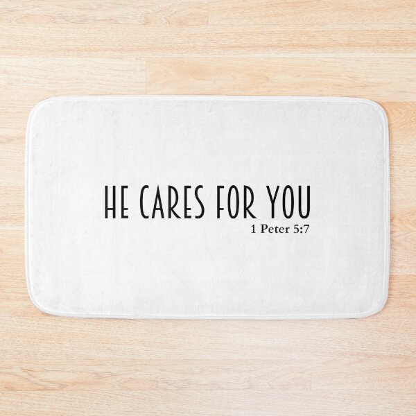 Item preview, He cares for you 1 Peter 5:7  designed and sold by HisPromises.