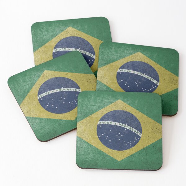 Item preview, Distressed, Old, Faded & Worn Flag of Brazil (bandeira do Brasil) designed and sold by STUDIO-72.