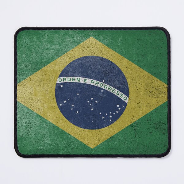 Item preview, Distressed, Old, Faded & Worn Flag of Brazil (bandeira do Brasil) designed and sold by STUDIO-72.