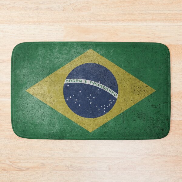 Item preview, Distressed, Old, Faded & Worn Flag of Brazil (bandeira do Brasil) designed and sold by STUDIO-72.