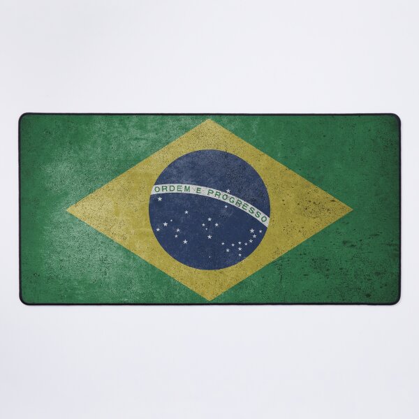 Item preview, Distressed, Old, Faded & Worn Flag of Brazil (bandeira do Brasil) designed and sold by STUDIO-72.