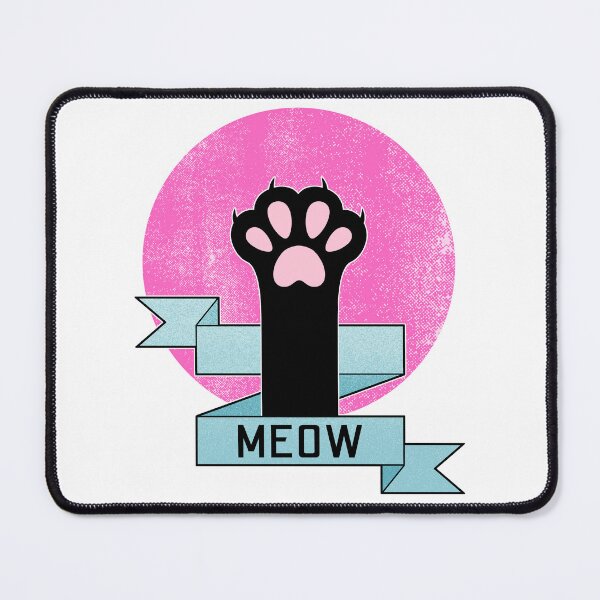 Item preview, Meow | Cat Paw | Teal and Pink designed and sold by ObsidianDaz.