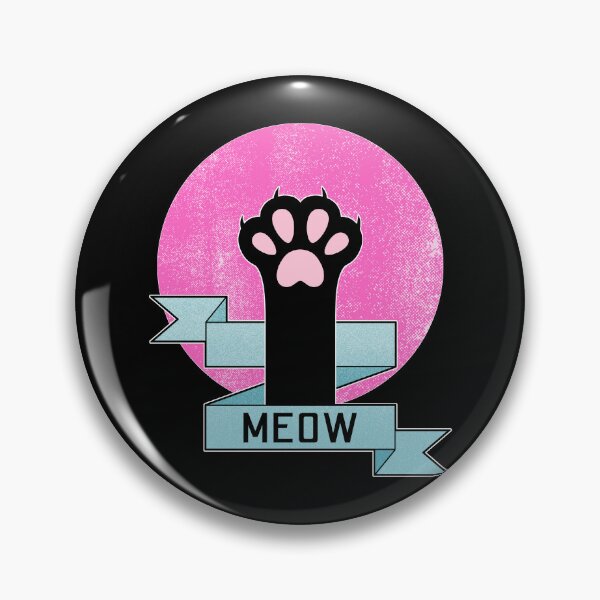 Item preview, Meow | Cat Paw | Teal and Pink designed and sold by ObsidianDaz.