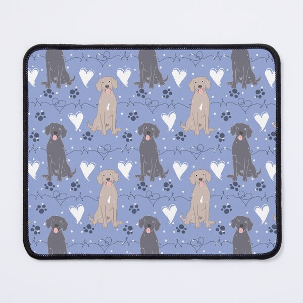 Item preview, LOVE Blue and Gray Weimaraners Weim designed and sold by Lulupainting.