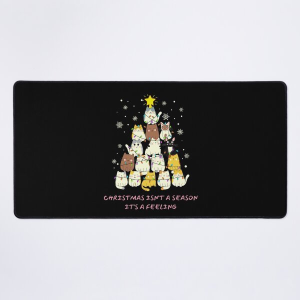 Item preview, Christmas Is A Feeling Cat Christmas Tree designed and sold by Quote Gallery.