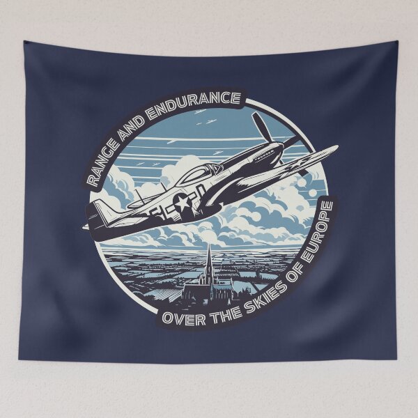 Item preview, p51 mustang over europe designed and sold by maxcaballero111.