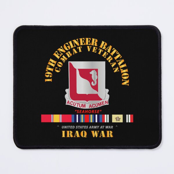 Item preview, Army - 19th Engineer Battalion - Iraq War w SVC designed and sold by Military Insignia Products.
