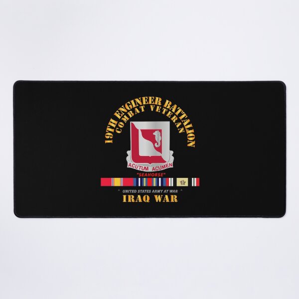 Item preview, Army - 19th Engineer Battalion - Iraq War w SVC designed and sold by Military Insignia Products.