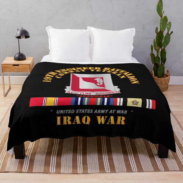 Item preview, Army - 19th Engineer Battalion - Iraq War w SVC designed and sold by Military Insignia Products.