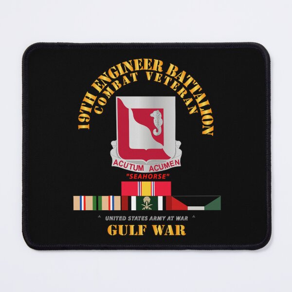 Item preview, Army - 19th Engineer Battalion - Gulf War w SVC designed and sold by Military Insignia Products.