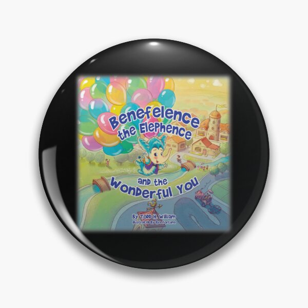 Item preview, Benefelence the Elephence and the Wonderful You blk bkgnd  designed and sold by Dizkorce.