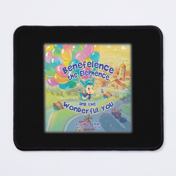 Item preview, Benefelence the Elephence and the Wonderful You blk bkgnd  designed and sold by Dizkorce.