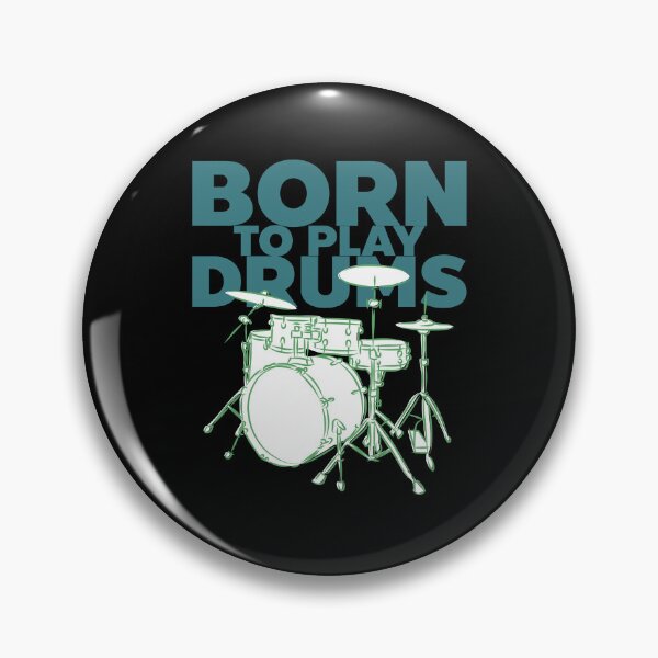 Item preview, Born To Play Drums, Line Art Drawing Of Drum set designed and sold by CJansuebsri.