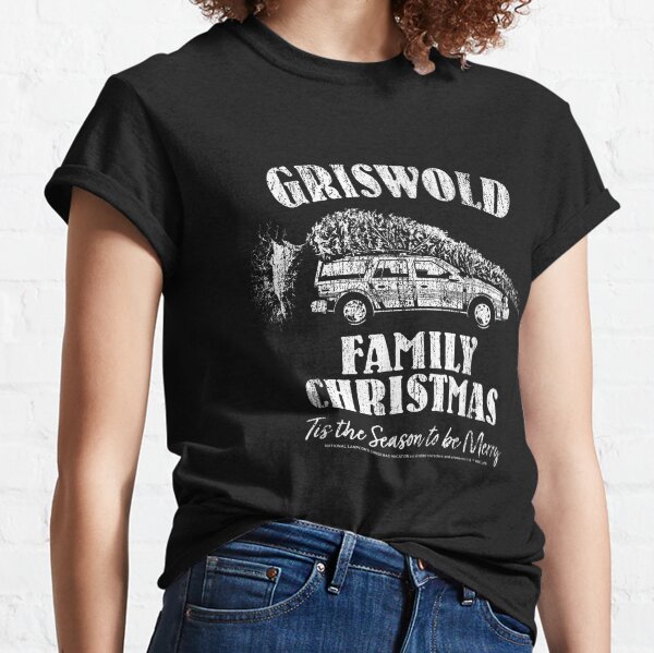 Voiture de Noël T-shirt classique