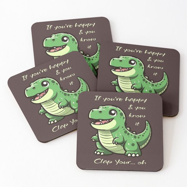 Item preview, If You're Happy and You Know It Clap Your Hand Tyrex designed and sold by ozdilh.