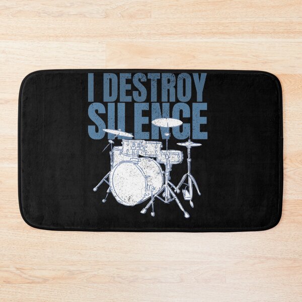 Item preview, Drum, Line Art Drawing Of Drum set, I Destroy Silence designed and sold by CJansuebsri.