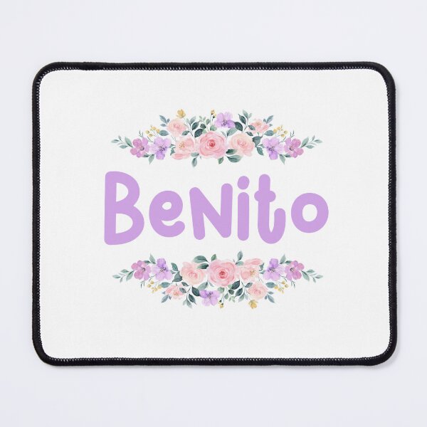 Item preview, Purple Flower Benito Name Label designed and sold by NormadWorld.