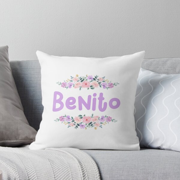Item preview, Purple Flower Benito Name Label designed and sold by NormadWorld.