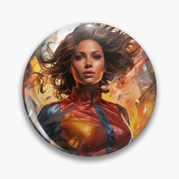 Item preview, Fiery Gaze – Portrait of a Resolute Woman designed and sold by SmartDesignByBB.