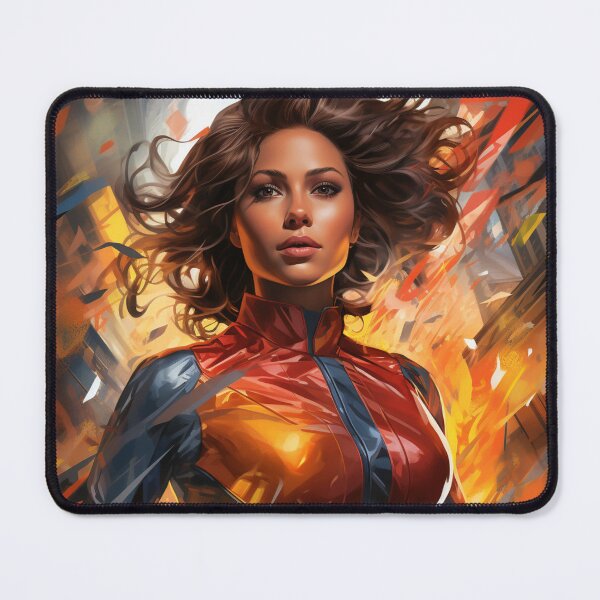 Item preview, Fiery Gaze – Portrait of a Resolute Woman designed and sold by SmartDesignByBB.