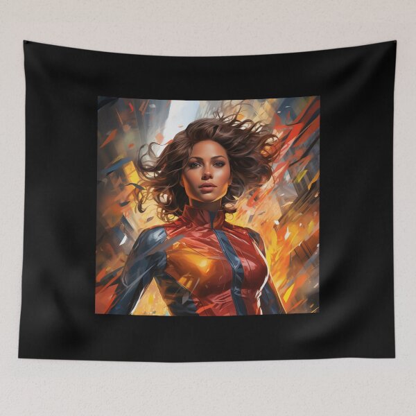 Item preview, Fiery Gaze – Portrait of a Resolute Woman designed and sold by SmartDesignByBB.