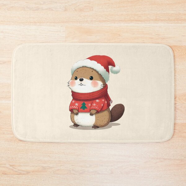 Item preview, Adorable Christmas Marmot designed and sold by KAI-Studio.