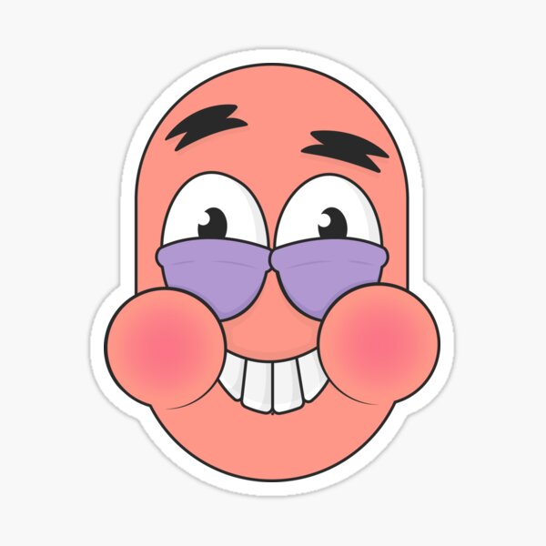 Spongebob human face Meme Sticker Magnet for Sale by desigbyZEE