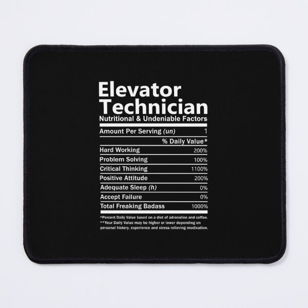Item preview, Elevator Technician - Nutritional And Undeniable Factors designed and sold by analisanta.
