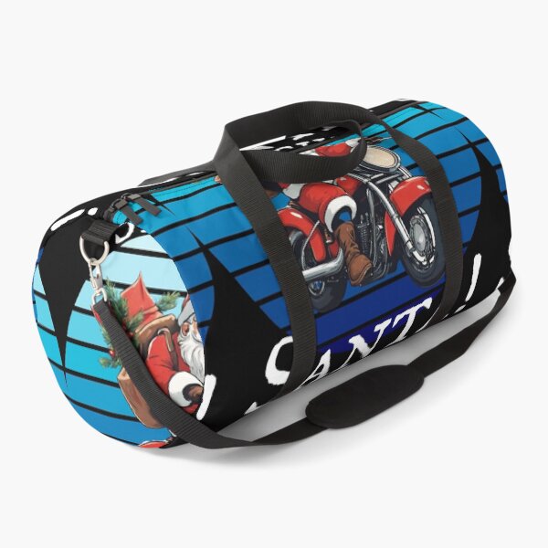 Item preview, Vintage Santa Riding Motorcycle Mens Funny Christmas Biker designed and sold by BunBuntheDog-.