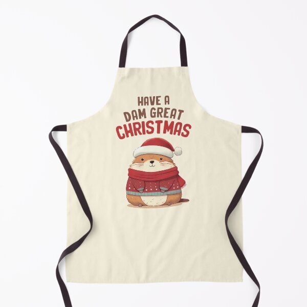 Item preview, Have A Dam Great Christmas Marmot designed and sold by KAI-Studio.