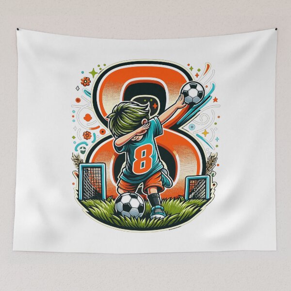Item preview, 8 Year Old Young Football Birthday Idea designed and sold by druckfun.