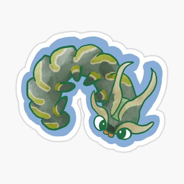 Bug-Dragon headed caterpillar Sticker