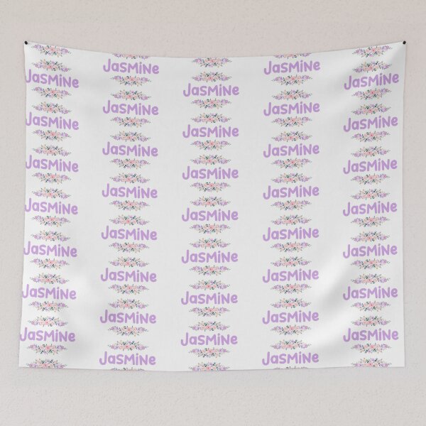 Item preview, Purple Flower Jasmine Name Label designed and sold by NormadWorld.