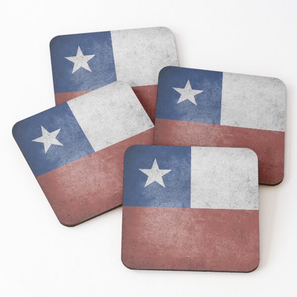 Item preview, Distressed, Old, Faded & Worn Flag of Chile (La Estrella Solitaria) designed and sold by STUDIO-72.