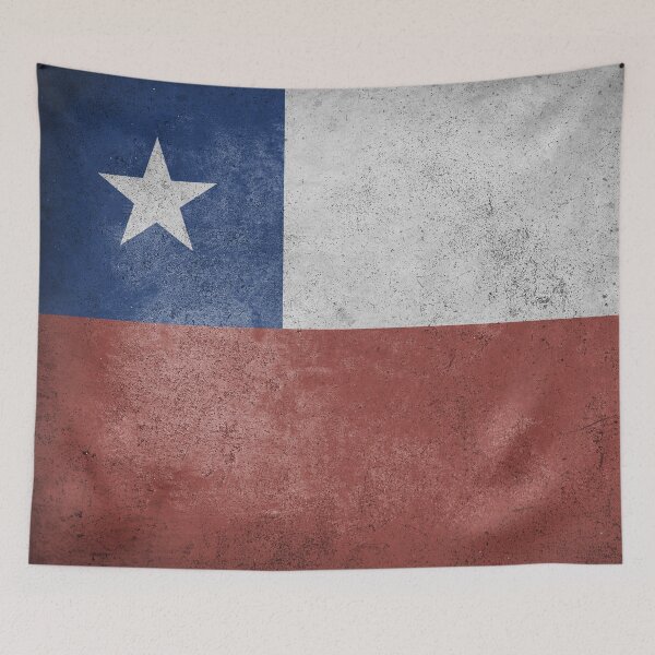 Item preview, Distressed, Old, Faded & Worn Flag of Chile (La Estrella Solitaria) designed and sold by STUDIO-72.