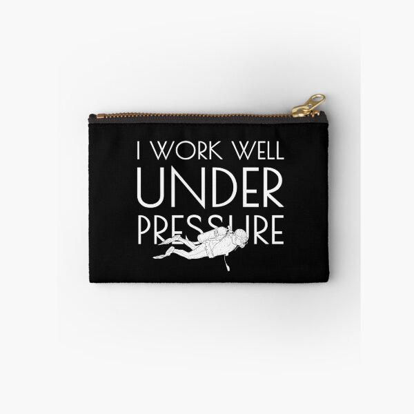 Item preview, "I work well under pressure" funny text for Scuba Divers designed and sold by in-leggings.