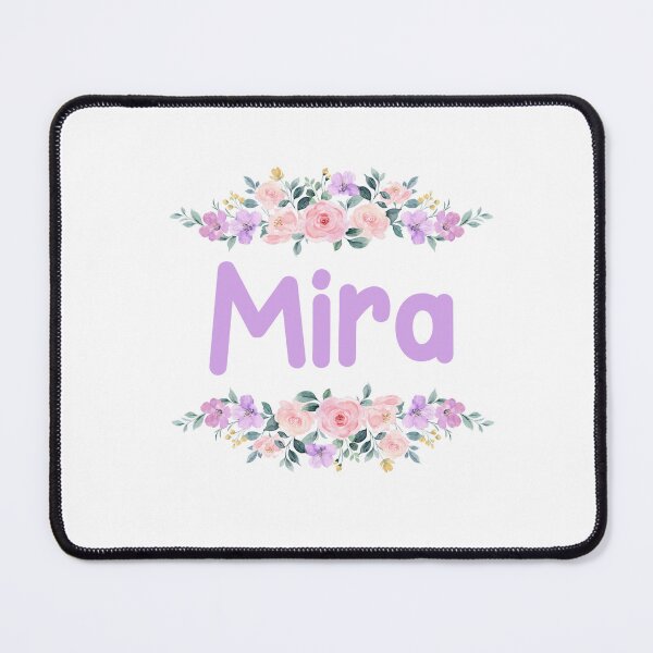 Item preview, Purple Flower Mira Name Label designed and sold by NormadWorld.