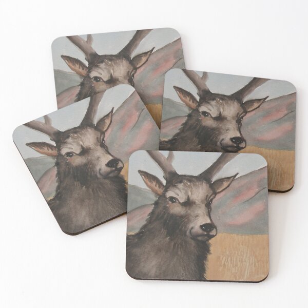 Item preview, Stag. Watercolor on paper designed and sold by crowleyronan123.