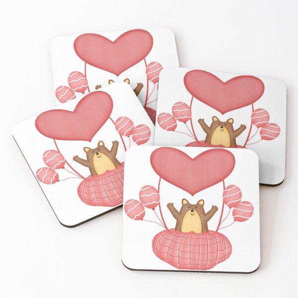 Item preview, Cute groundhog with red balloons.  designed and sold by Onanong2531.