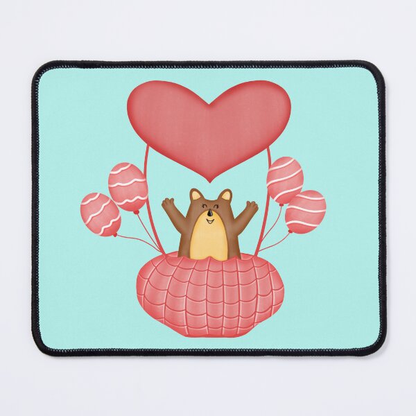 Item preview, Cute groundhog with red balloons.  designed and sold by Onanong2531.
