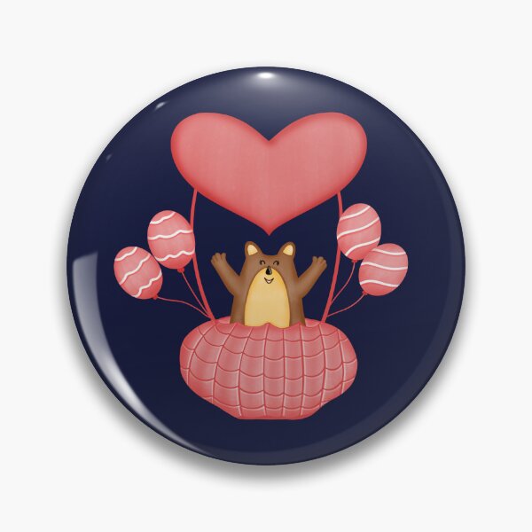 Item preview, Cute groundhog with red balloons.  designed and sold by Onanong2531.