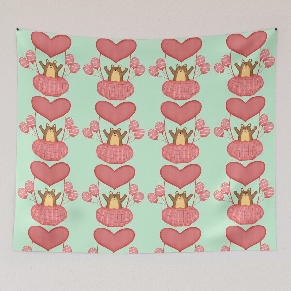 Item preview, Cute groundhog with red balloons.  designed and sold by Onanong2531.