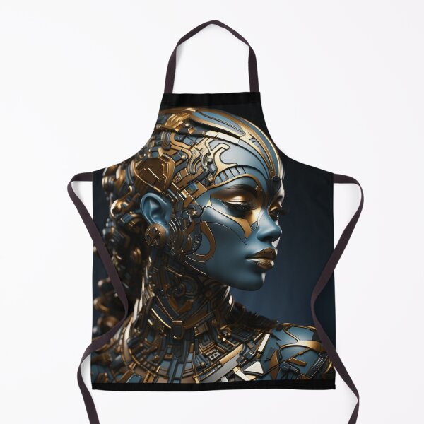 Item preview, Futuristic Muse – Cyborg Elegance Portrait designed and sold by SmartDesignByBB.